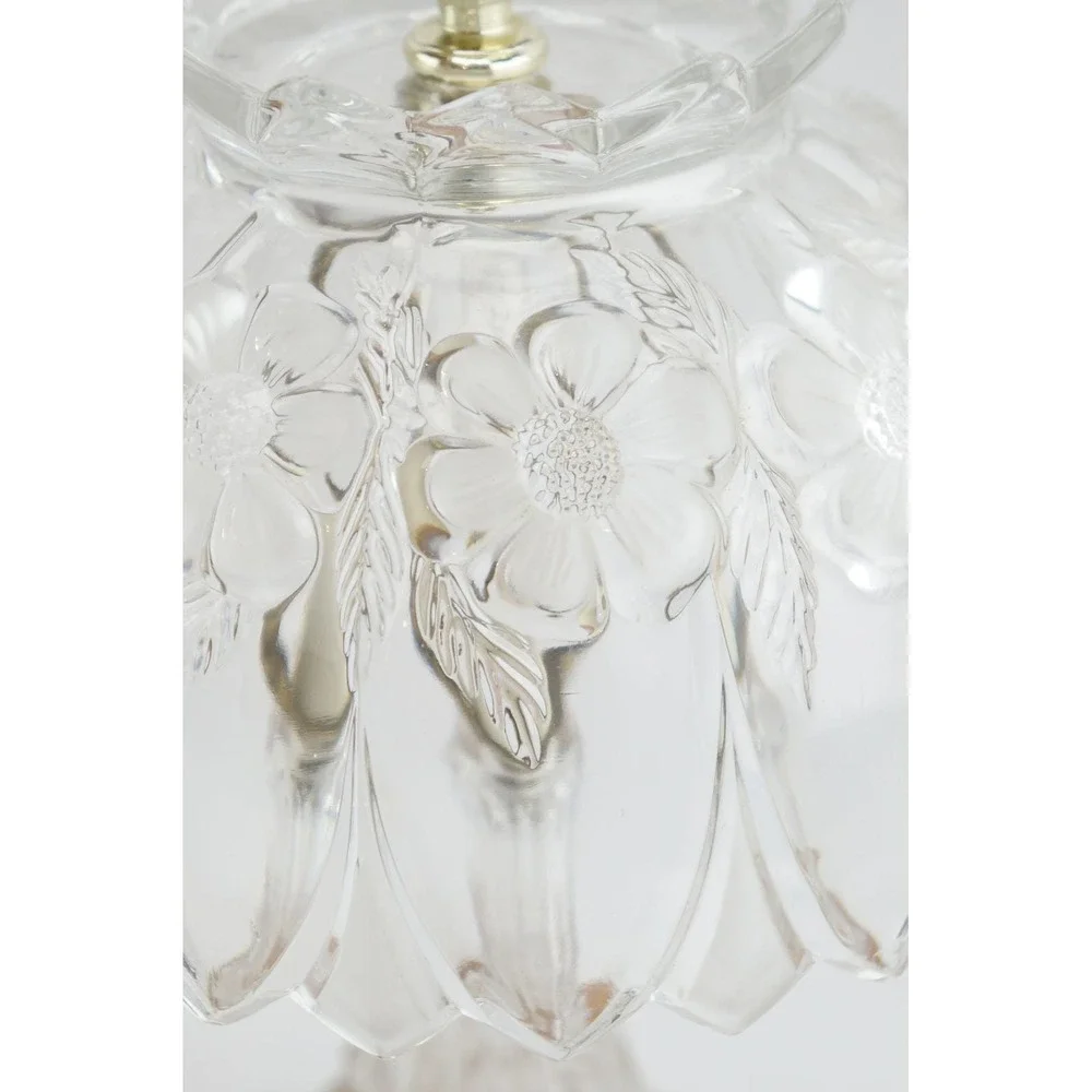 Vintage Anne Hutte Bleikristall Lead Crystal Boudoir Fairy Lamp Working Works